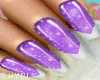C~Purple Btrfly Nails