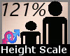 Height Scale 121% F