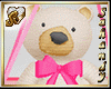 "S" PINK FLYING BEAR
