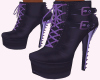 blk purple boots