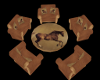 Horse Chat Circle Chairs