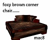 Foxy Brown Corner Chair