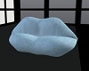 Baby Blue Lip Couch