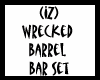 Wreck Barrel Bar Set