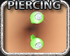 Green Belly Piercings
