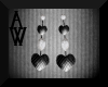 [AW] B&D Heart Earrings