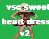 VSC sweet heart dress 2V