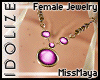 [M] Necklace Pink Gold
