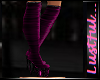 Badgirl boots in pink