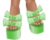 Roxsy Green Heels