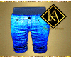 Gardient Blue Shorts