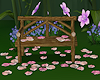 Romantic Petals Bench