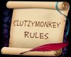 Clutzymonkey Rules