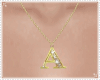 Necklace of letters A