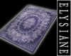 {E} Blue Classical Rug