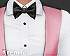 Pink Tuxedo Vest