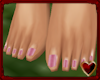 Pearl Pink Dainty Feet