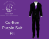 Carlton Purple Suit Fit