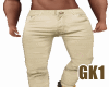Beige Casual Jeans