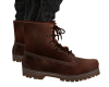 brown work boots