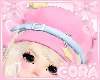 "pink hat"
