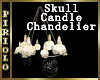 Skull Candle Chandelier