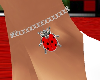 *TJ* Ladybug Anklet S