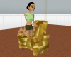 LB59s Gold 6 Pose Chair