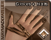 [MAy] Sepia Nails+Gloves