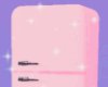 ! Kawaii pink fridge