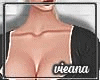 v.e Black Crop Top
