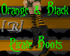 Orange Bat Pirate Boot