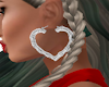 S4E Silver Heart Earring