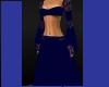 Royal blue robes dress
