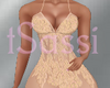 Lace Tan Gown