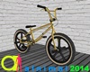 Gold n Black BMX Bike