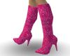 (K) Pink Bandana Boots