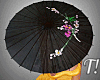 T! Asian Black Umbrella
