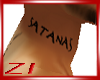 ~ZI~Satanas Neck Tattoo
