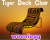 Tiger Deck Chair