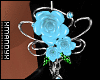 xMx:Blue Rose Earring