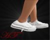 ^HF^ White Tennis shoes