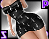 Cross Chain Tube/Black