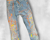 Jeans painting