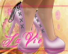 Pink retro heels