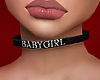 ( choker BABYGIRL )