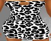 [C] Leopard Dress White