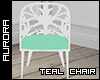 A| Unique Teal Chair