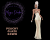 Peachy Glaze Gown