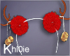 K xmas headband red